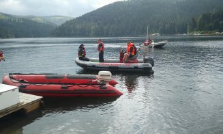 Căutările directorului de la Apia Cluj, dispărut în lacul Beliș, îngreunate de condițiile meteo