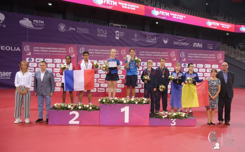 Medalii pentru România în ultima zi a Campionatelor Europene de Tenis de Masă STAG 2018