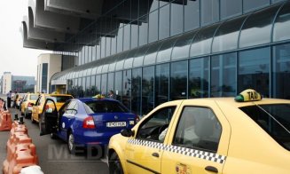 Razie pe Aeroportul din Cluj. Polițiștii au descins în taximetre