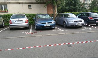 Incident teribil la Cluj: Un tânăr s-a prăbușit în gol de pe un bloc din Mănăștur FOTO