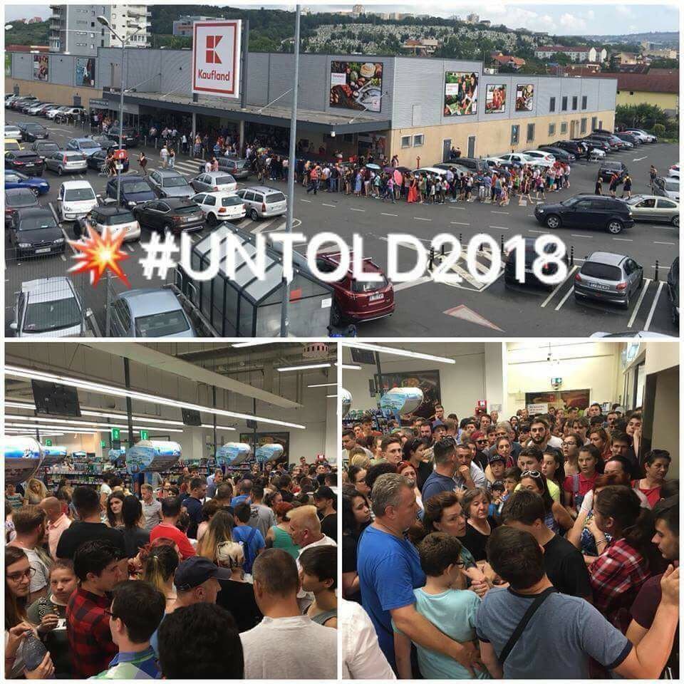 Ziua de Cluj | Magazin luat cu asalt de sute de oameni pentru brățări  gratis la UNTOLD. Cu ce s-au ales după ore de așteptare