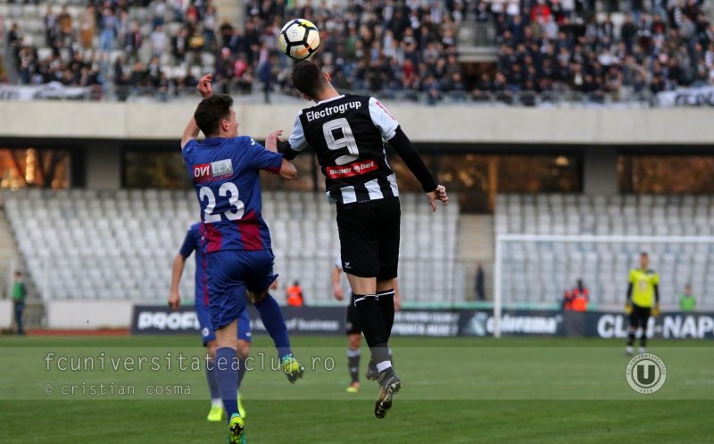 Debut cu dreptul pentru “U” Cluj, în Liga a 2-a
