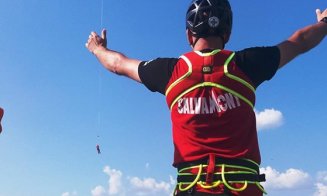 Exerciţii de salvare cu elicopterul în zona de munte, la Cluj.
