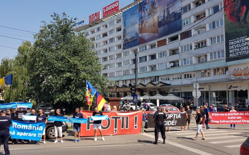 Clujul susţine protestul diasporei de la Bucureşti. Traseul marşului din această seară