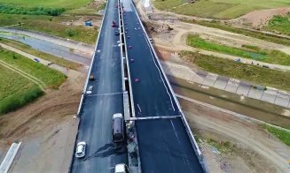 Se deschide "autostrada - muzeu" din Cluj. Lucrările la podul peste Someş, pe ultima sută de metri