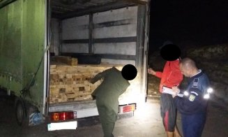 Lemne de 7.000 lei, confiscat de poliţiştii din Cluj. Au fost aplicate sancţiuni de 10.000 lei
