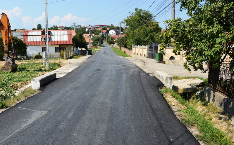 A fost asfaltat drumul spre pârtia Feleacu