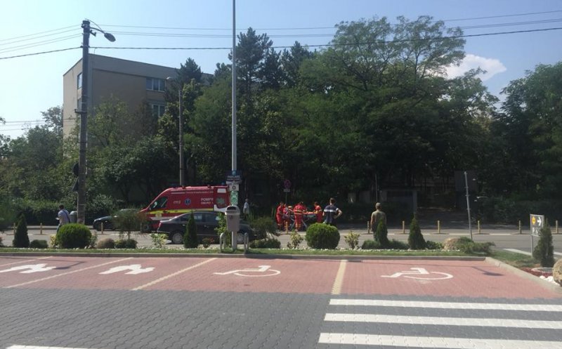 Pieton lovit în Gheorgheni. Traversa neregulamentar