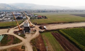 Prima grindă pe lotul I al Autostrăzii Sebeș-Turda