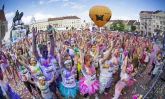 Restricţii auto, în centrul Clujului pentru, ”The Color Run Sunset”