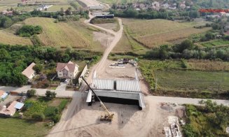 Imagini din dronă cu nodul Sebeș