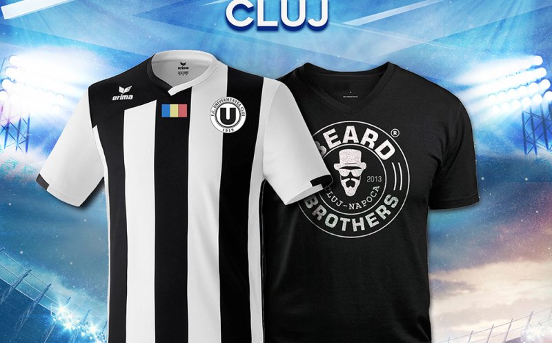 FC Universitatea Cluj face echipă cu Beard Brothers. Clubul va dona 1 leu pentru ficare bilet vândut