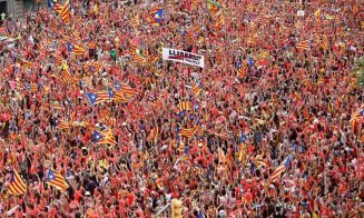 Ziua naţională a Cataloniei. Sute de mii de oameni pe străzi. Imagini impresionante
