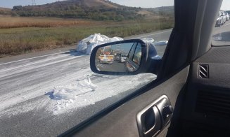 Şi-a pierdut încărcătura pe centura Clujului