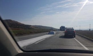 Şi-a pierdut încărcătura pe centura Clujului