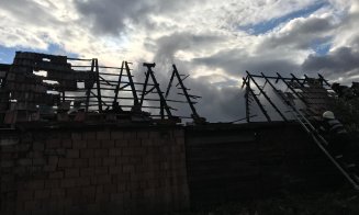 Incendiu la o casă în Turda