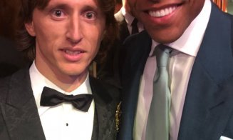 Julio Baptista a prins mai multe minute la Gala FIFA de la Londra decât în tricoul CFR-ului. Brazilianul s-a pozat cu vedetele de la Real Madrid
