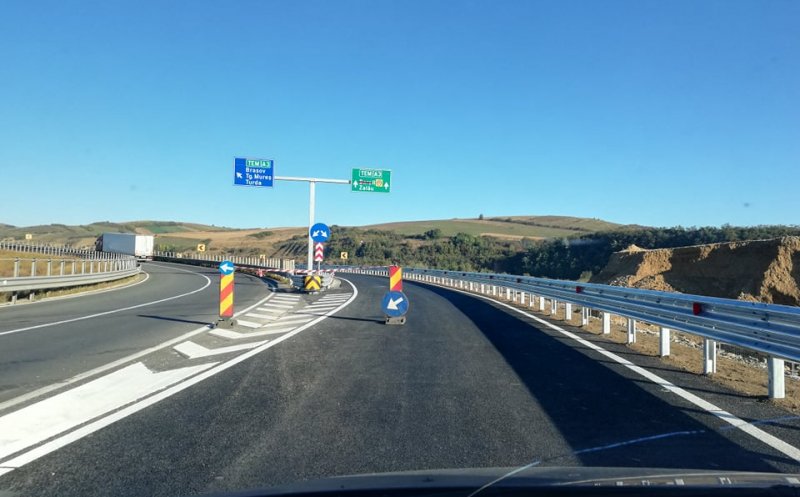 Încă 9 kilometri de autostradă lângă Cluj. S-a tăiat panglica!