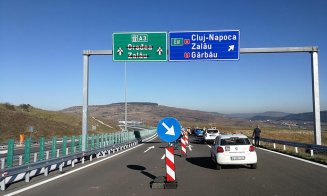 Clujul are 61 km de autostradă. Primele imagini cu trafic auto pe "ciotul" Gilău - Nădăşelu
