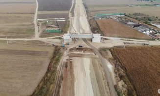 Autostrada Sebeş - Turda. Porţiuni întinse aşteaptă încă balastul stabilizat și straturile de asfalt