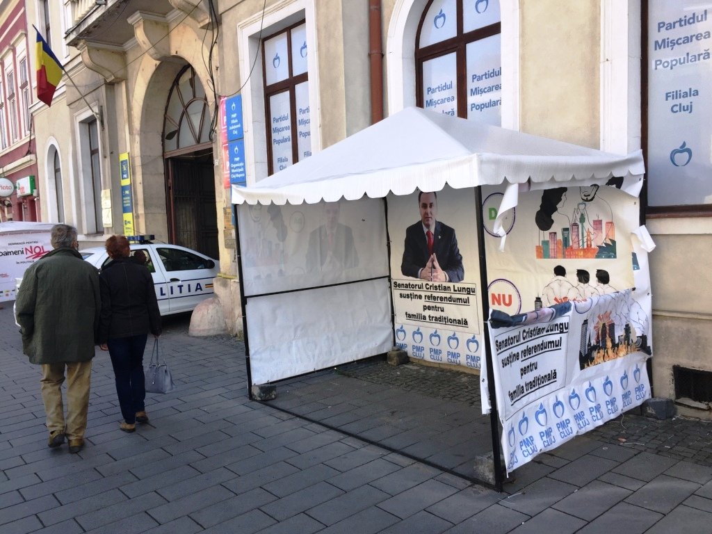 Cort PMP Cluj vandalizat