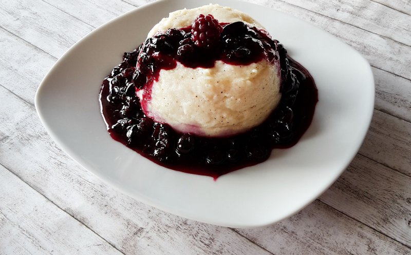 Desert de toamnă. Gris cu lapte şi dulceată