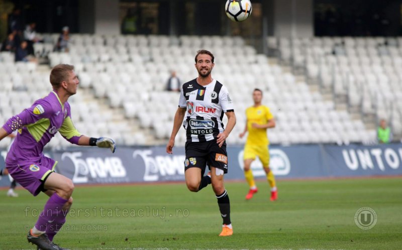 “U” Cluj – Daco-Getica 1-1. “Șepcile roșii” pierd primele puncte pe teren propriu