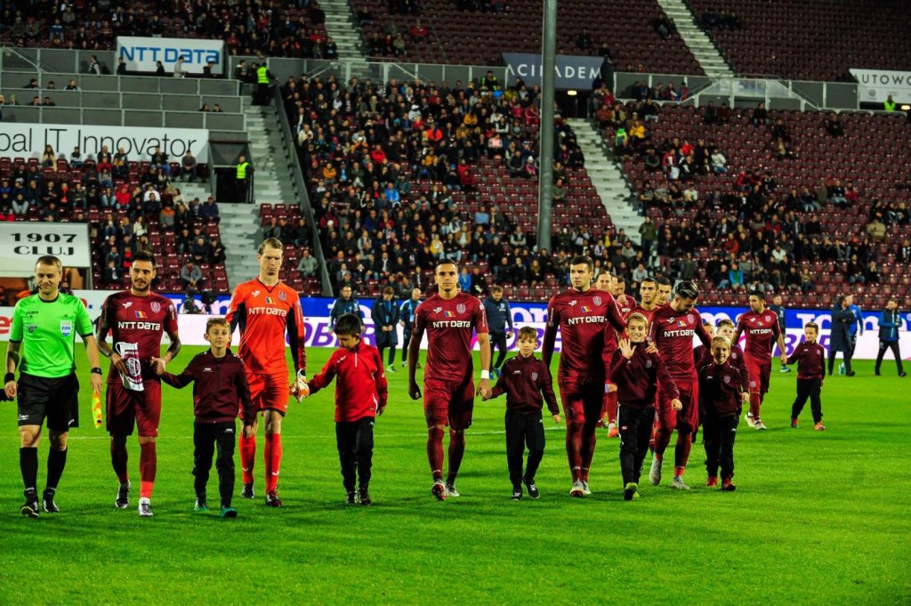 CFR Cluj, trei jucători în echipa etapei în Liga 1. Țucudean e din nou în prim-plan