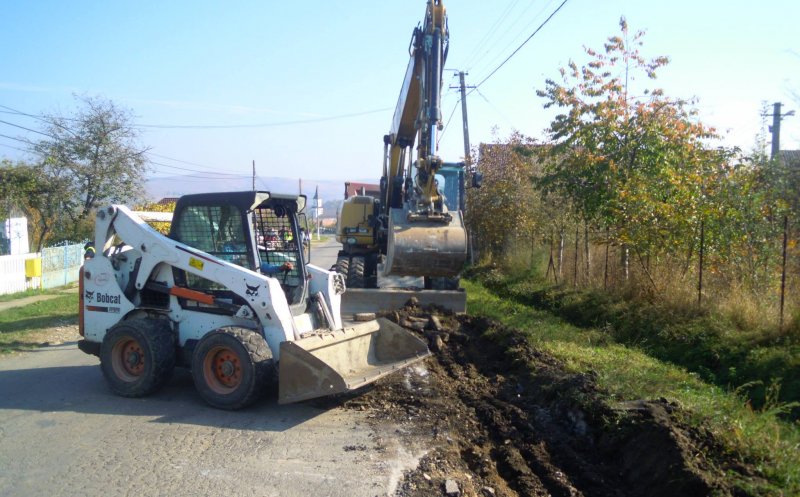 Lucrări de reabilitare și modernizare pe drumul spre Mociu