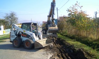 Lucrări de reabilitare și modernizare pe drumul spre Mociu