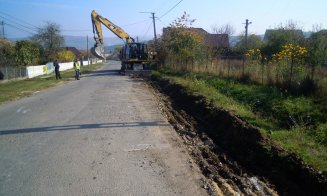 Lucrări de reabilitare și modernizare pe drumul spre Mociu