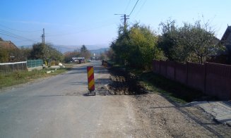 Lucrări de reabilitare și modernizare pe drumul spre Mociu
