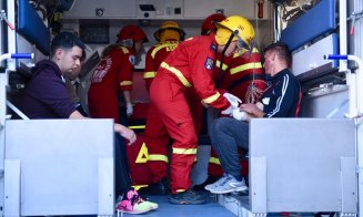 Alertă pe Calea Turzii: convoi de 22 de autovehicule de intervenție. Se simulează un cutremur major