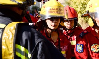 Alertă pe Calea Turzii: convoi de 22 de autovehicule de intervenție. Se simulează un cutremur major