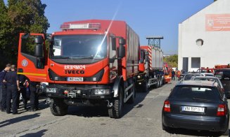 Alertă pe Calea Turzii: convoi de 22 de autovehicule de intervenție. Se simulează un cutremur major