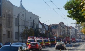 Alertă pe Calea Turzii: convoi de 22 de autovehicule de intervenție. Se simulează un cutremur major