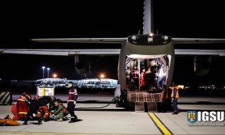 O aeronavă Spartan a transportat la Cluj 15 răniţi după "cutremur"