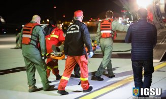 O aeronavă Spartan a transportat la Cluj 15 răniţi după "cutremur"