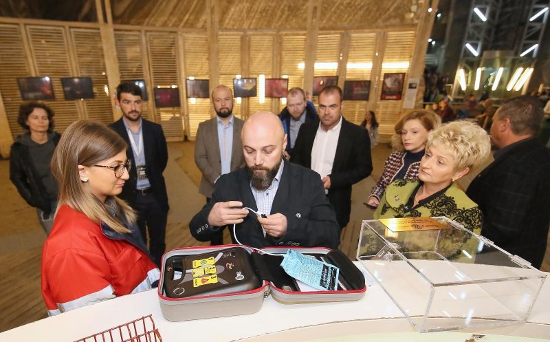 Defibrilator pentru situații de urgență în Salina Turda, achiziționat de Clubul Rotary