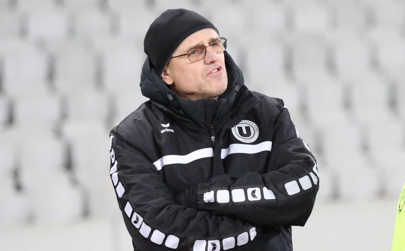 Mircea Cojocaru, după primul meci pe banca Universității Cluj: “Până acum am confundat Liga a 2-a cu Liga a 3-a”