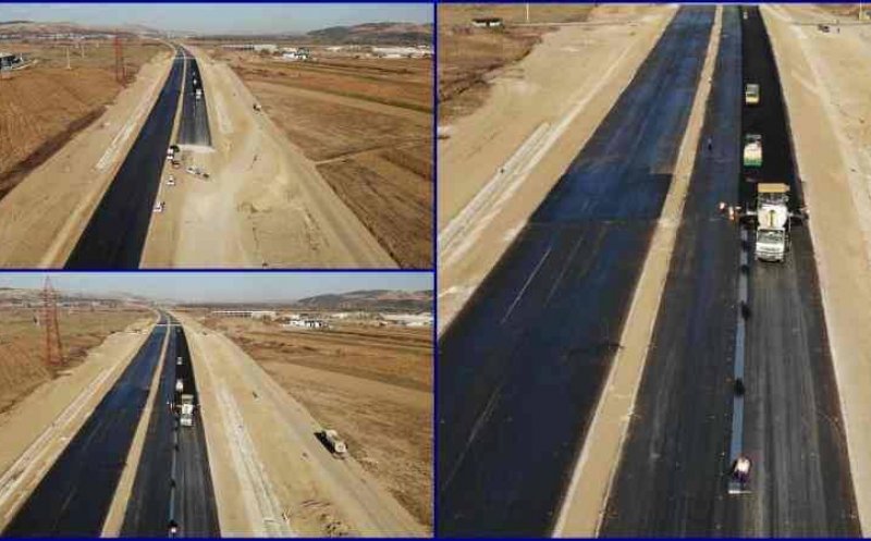 Noi asfaltări pe Autostrada Sebeș-Turda. Pe Lotul 1
