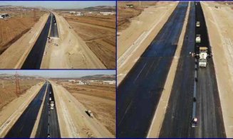 Noi asfaltări pe Autostrada Sebeș-Turda. Pe Lotul 1