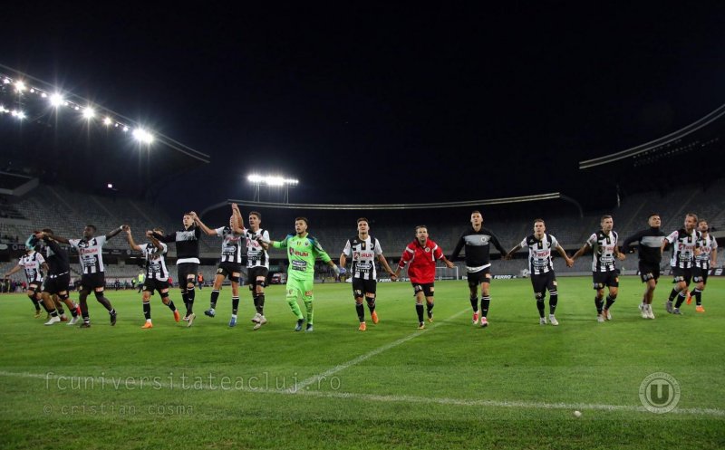 “U” Cluj, meci de Liga 1 în Cupa României. Clujenii întâlnesc Astra Giurgiu