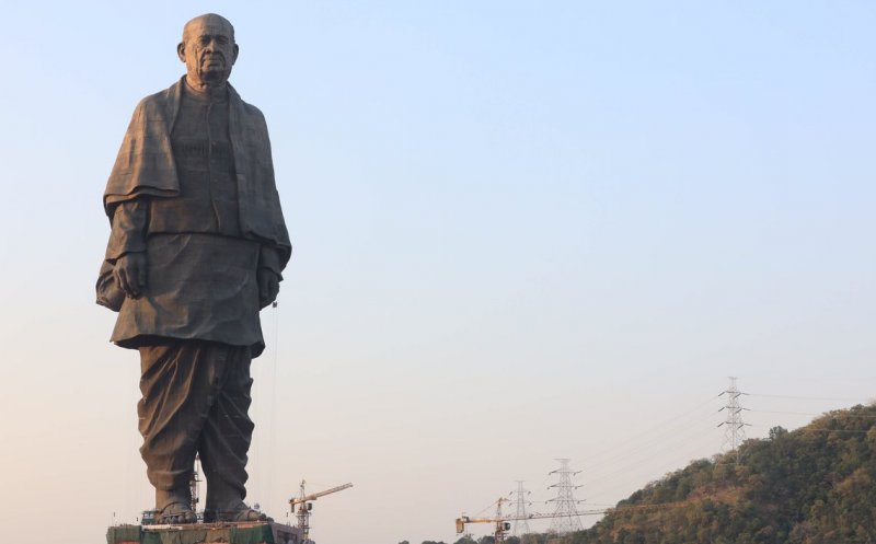 Cea mai înaltă statuie din lume, inaugurată în India. Monumentul, de două ori mai înalt decât Statuia Libertății