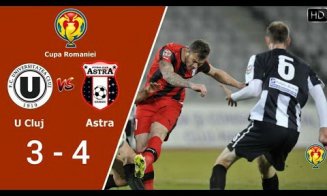 U Cluj - Astra Giurgiu s-ar putea termina 3:0
