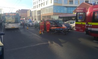 Tamponare în lanţ la Platinia. O persoană a fost rănită