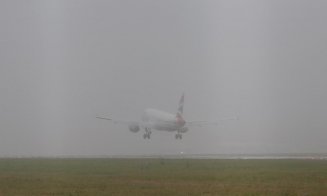 Ceaţă pe aeroportul din Cluj. Patru zboruri au întârzieri
