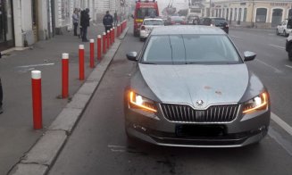 Femeie accidenată în centrul Clujului. A încercat să treacă strada prin loc nepermis