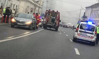 Femeie accidentată în centrul Clujului. A încercat să treacă strada prin loc nepermis