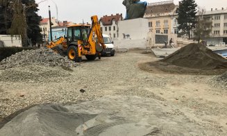Concursul de viteză ‘’Mihai Viteazu’’. Când va fi gata piața GALERIE FOTO